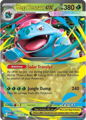 Mega Venusaur ex (BASE 35 Cartas)