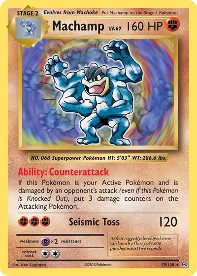 Machamp Holo Rare 59/108